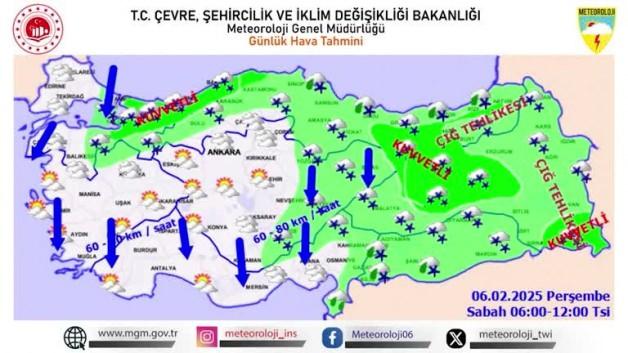 MGM’den yeni harita yayımlandı! Uyarı üstüne uyarı MGM’den yeni harita yayımlandı! Uyarı üstüne uyarı