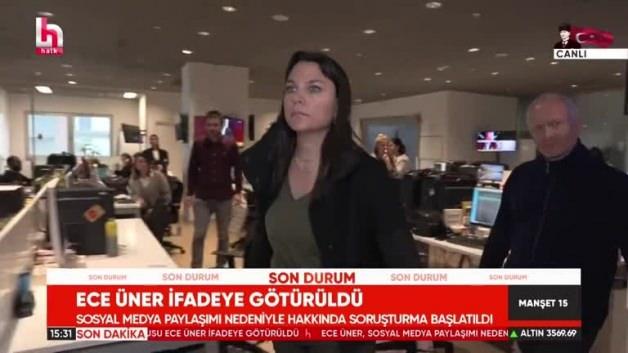 Ece Üner ifadesi alınmak üzere emniyete götürüldü! O anlar kameralara böyle yansıdı Ece Üner ifadesi alınmak üzere emniyete götürüldü! O anlar kameralara böyle yansıdı