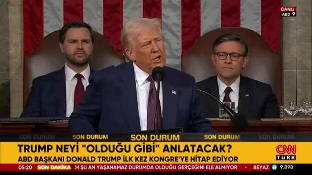 Trump dünyanın dört gözle beklediği konuşmayı yaptı