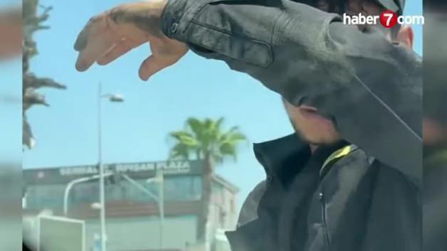 Cam silen şahıslar sürücüleri rahatsız etmeye devam ediyor