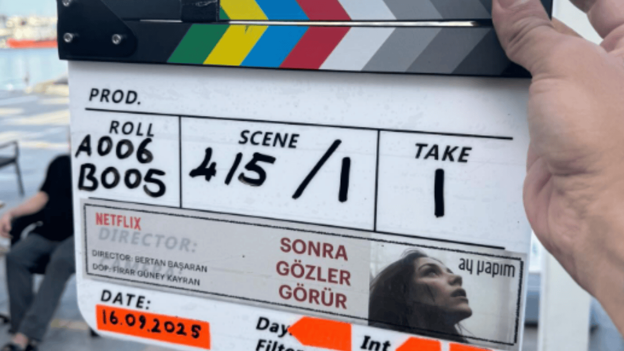 Ece Yörenç’in Yeni Netflix Dizisi “Sonra Gözler Görür” Sete Çıktı